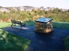 Interpretation panel at south end of the park